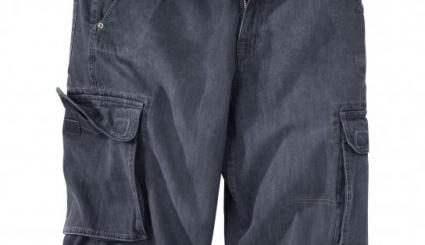Denim-Bermuda "Cargo Grey"