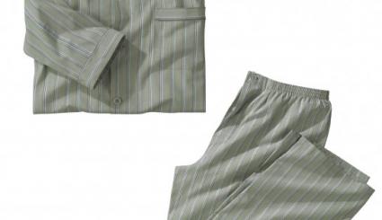 Gestreifter Pyjama