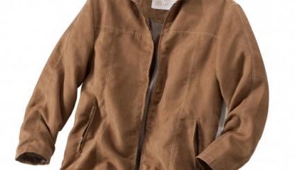 Sommerjacke in Wildlederoptik