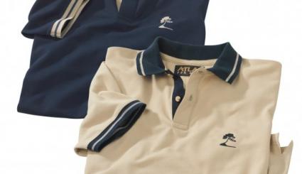 2er-Pack Poloshirts „Nature“