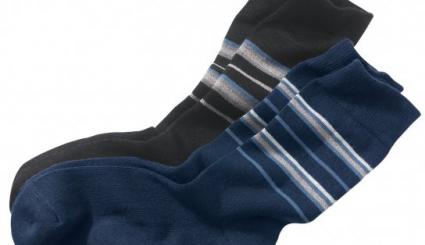 2er-Pack Socken mit Webstreifen