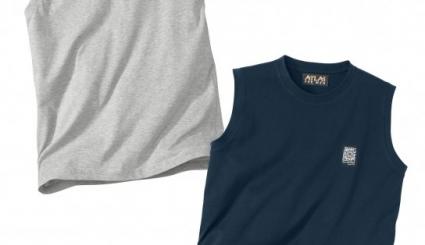 2er-Pack ärmellose T-Shirts
